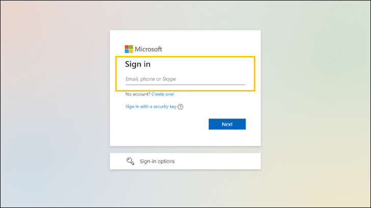 Go to the Microsoft 365 website, and sign in with your Microsoft account.