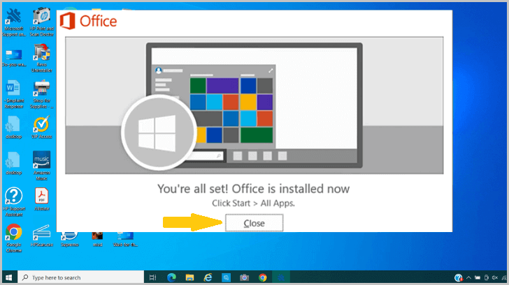 Your Office is reinstalled on your computer