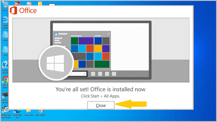 Office reinstalled on your computer