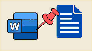 Pin a Document in Word Featured Image