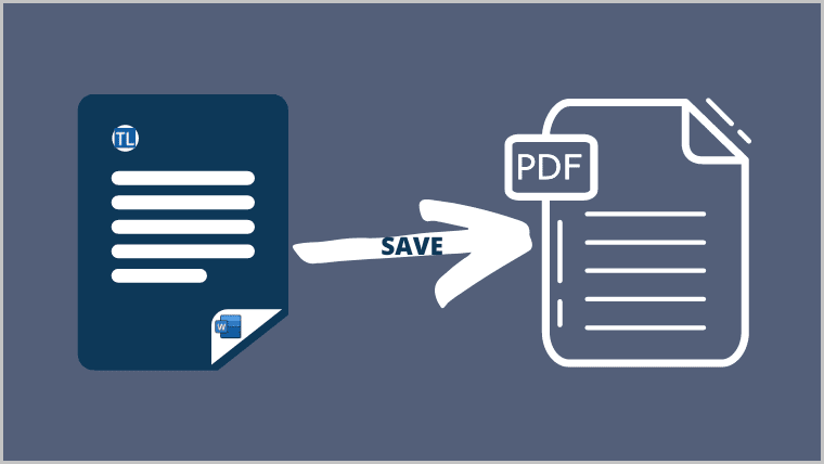 How to Save a Word Document As a PDF File