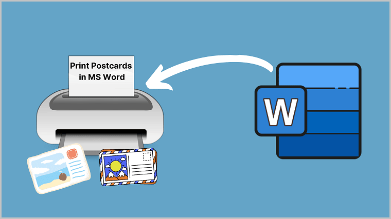 How to Print Postcards in Word