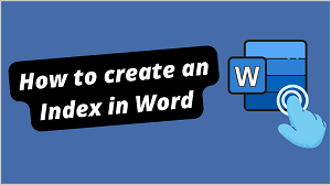Create an index in Word featured image