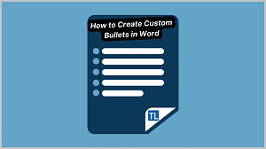Create Custom Bullets in Word Featured Image