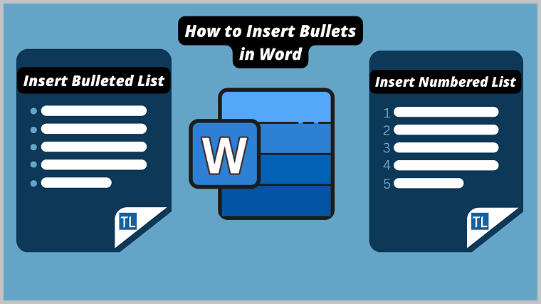 How to Insert Bullets in Word