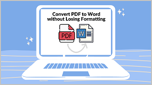 Convert PDF to Word without losing formatting featured image