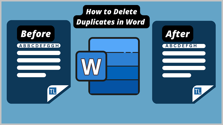 How to Delete Duplicates in Word