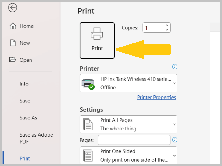 Print Your Document